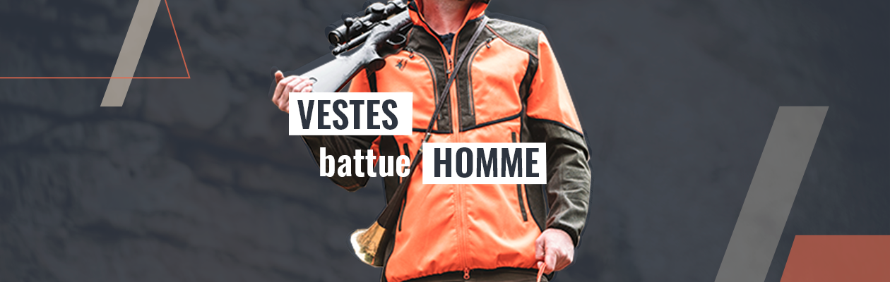 Vestes pour homme adaptées à la battue